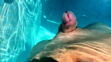 Swimming Pool Masturbation Hands Free Orgasm