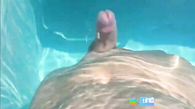 Swimming Pool Masturbation Hands Free Orgasm